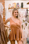 Mia Slub Wrap Romper