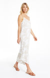 tira palm flared jumpsuit - bone