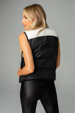 Tanya vest - black/white